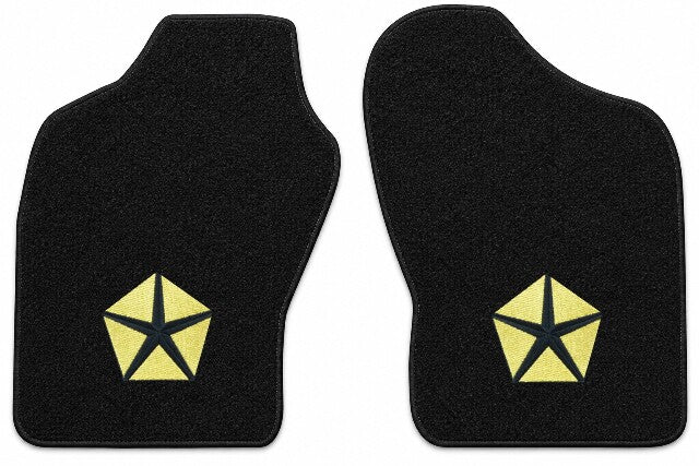 1987 Dodge Ram 50 Cutpile Floor Mats with Embroidered Logo Choices - 2-Piece - product details image 4
