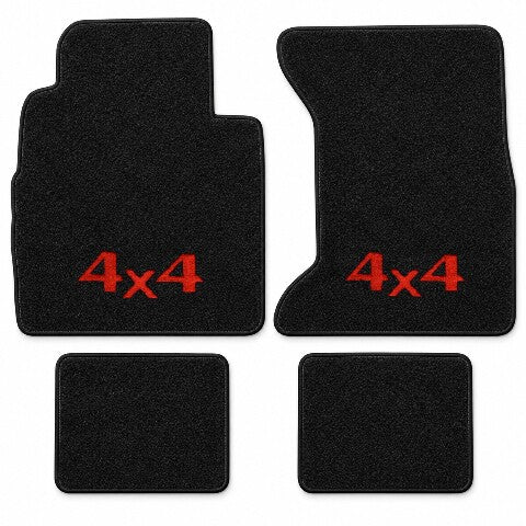 1974-1993 Dodge Ramcharger Cutpile Floor Mats with Embroidered Logo Choices - 4-Piece - product details image 3