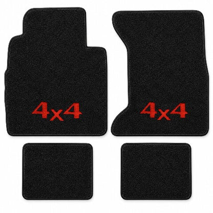 1974-1993 Dodge Ramcharger Cutpile Floor Mats with Embroidered Logo Choices - 4-Piece - product details image 3