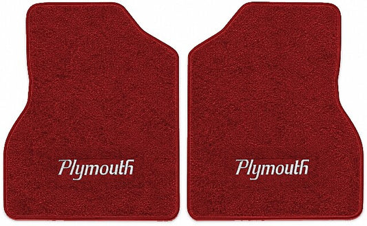 1979-1982 Plymouth Arrow Cutpile Floor Mats with Embroidered Logo Choices - 2-Piece - product image