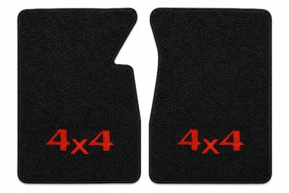 1977-1986 Dodge D150 Cutpile Floor Mats with Embroidered Logo Choices - 2-Piece - product details image 3