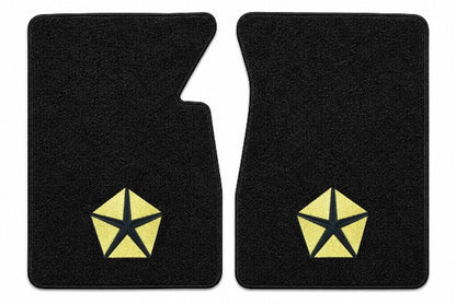 1977-1986 Dodge D150 Cutpile Floor Mats with Embroidered Logo Choices - 2-Piece - product details image 4