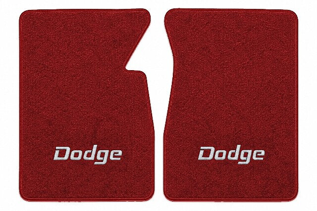 1977-1986 Dodge D150 Cutpile Floor Mats with Embroidered Logo Choices - 2-Piece - product image