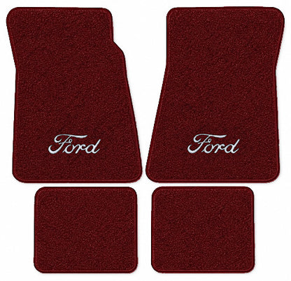 1980-1984 Ford LTD Crown Victoria Cutpile Floor Mats with Embroidered Logo Choices - 4-Piece - product image