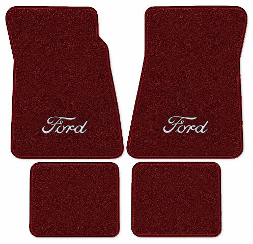 1980-1984 Ford LTD Crown Victoria Cutpile Floor Mats with Embroidered Logo Choices - 4-Piece - product image