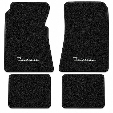 1955-1956 Ford Fairlane Loop Floor Mats with Embroidered Logo Choices - 4-Piece - product details image 3