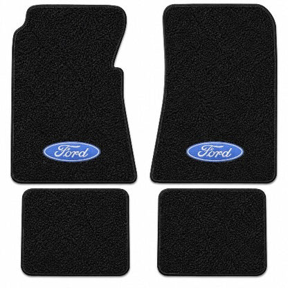 1955-1956 Ford Fairlane Loop Floor Mats with Embroidered Logo Choices - 4-Piece - product details image 4