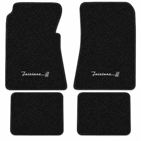 1955-1956 Ford Fairlane Loop Floor Mats with Embroidered Logo Choices - 4-Piece - product details image 5