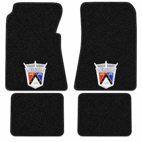 1955-1956 Ford Fairlane Loop Floor Mats with Embroidered Logo Choices - 4-Piece - product details image 6