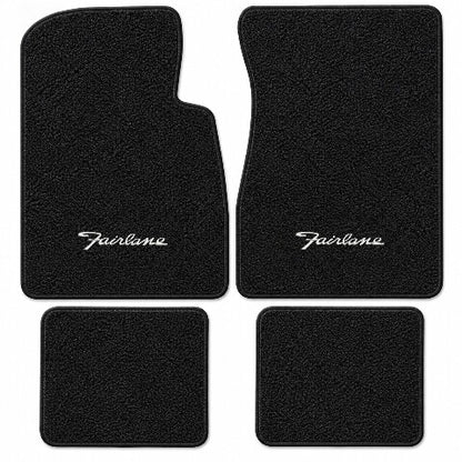 1959-1965 Ford Fairlane Loop Floor Mats with Embroidered Logo Choices - 4-Piece - product details image 4