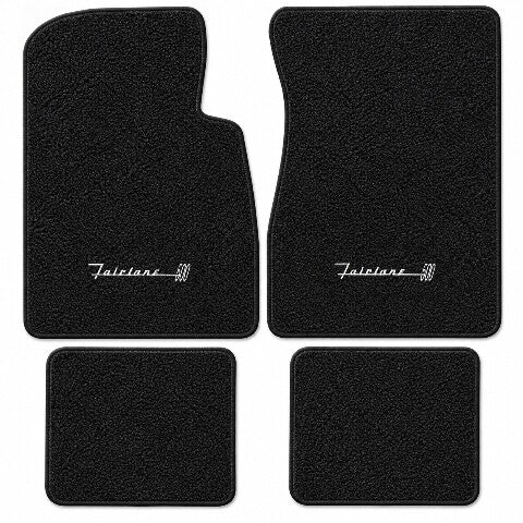 1959-1965 Ford Fairlane Loop Floor Mats with Embroidered Logo Choices - 4-Piece - product details image 6