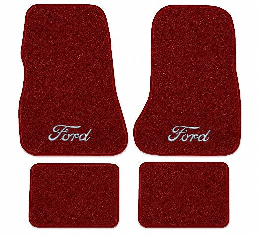 1978-1983 Ford Fairmont Cutpile Floor Mats with Embroidered Logo Choices - 4-Piece - product image