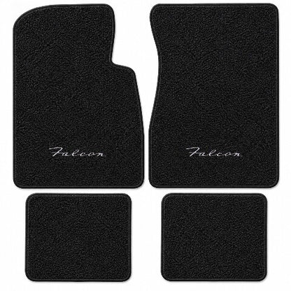 1963-1965 Ford Falcon Loop Floor Mats with Embroidered Logo Choices - 4-Piece - product details image 5