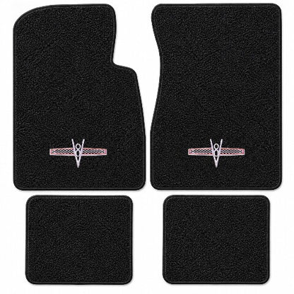 1963-1965 Ford Falcon Loop Floor Mats with Embroidered Logo Choices - 4-Piece - product details image 9