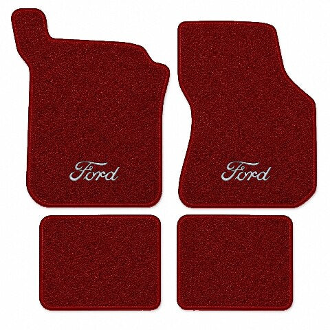 1988 Ford Festiva Cutpile Floor Mats with Embroidered Logo Choices - 4-Piece - product image