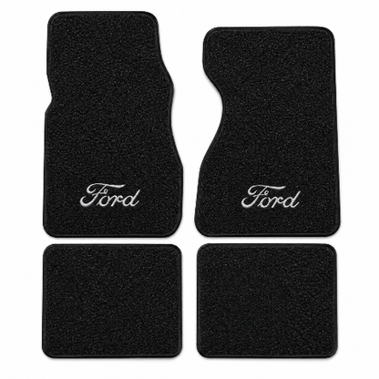 1979-1982 Ford LTD Cutpile Floor Mats with Embroidered Logo Choices - 4-Piece - product details image 2