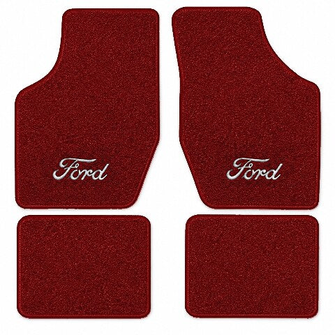 1989-1992 Ford Probe Cutpile Floor Mats with Embroidered Logo Choices - 4-Piece - product image