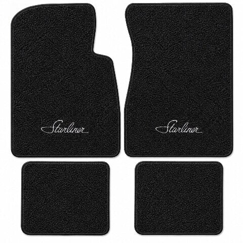 1960 Ford Starliner Loop Floor Mats with Embroidered Logo Choices - 4-Piece - product details image 3
