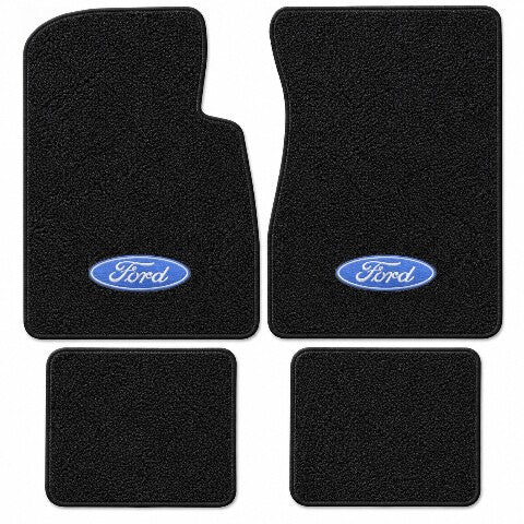 1960 Ford Starliner Loop Floor Mats with Embroidered Logo Choices - 4-Piece - product details image 4