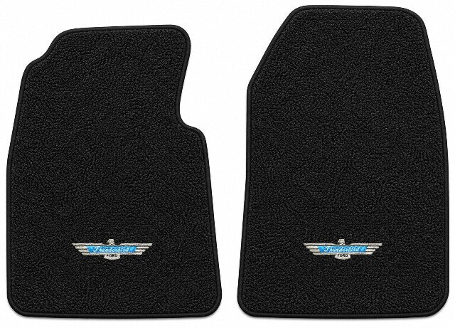 1955-1957 Ford Thunderbird Loop Floor Mats with Embroidered Logo Choices - 2-Piece - product details image 4