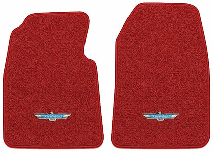 1955-1957 Ford Thunderbird Loop Floor Mats with Embroidered Logo Choices - 2-Piece - product image