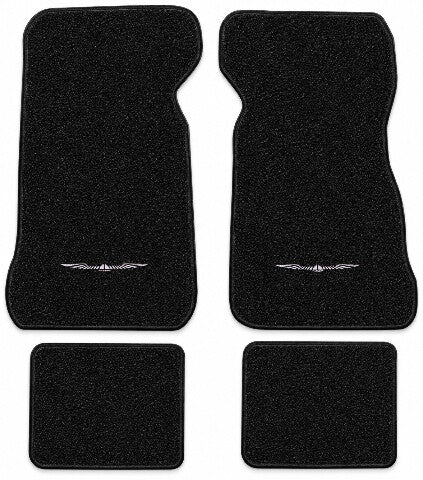 1974-1979 Ford Thunderbird Cutpile Floor Mats with Embroidered Logo Choices - 4-Piece - product details image 3