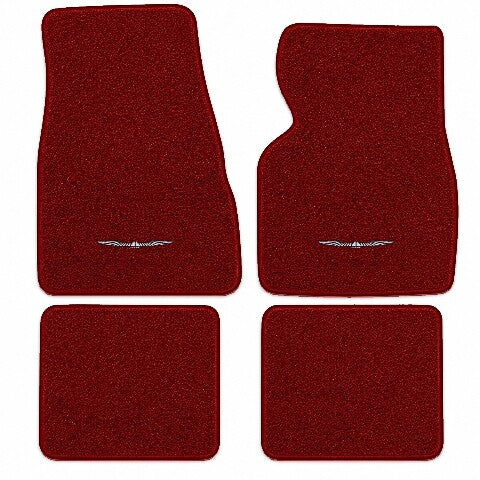 1983-1988 Ford Thunderbird Cutpile Floor Mats with Embroidered Logo Choices - 4-Piece - product image