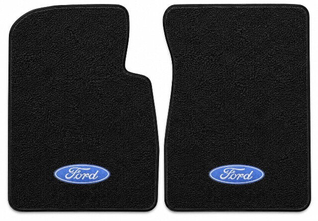 1967 Ford Thunderbird Loop Floor Mats with Embroidered Logo Choices - 2-Piece - product details image 3