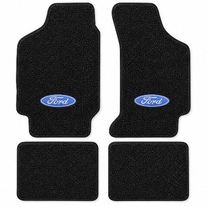 1984-1994 Ford Tempo Cutpile Floor Mats with Embroidered Logo Choices - 4-Piece - product details image 3