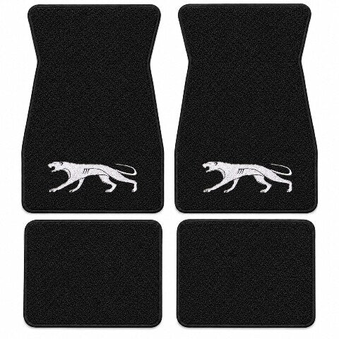 1967-1968 Mercury Cougar Loop Floor Mats with Embroidered Logo Choices - 4-Piece - product details image 3