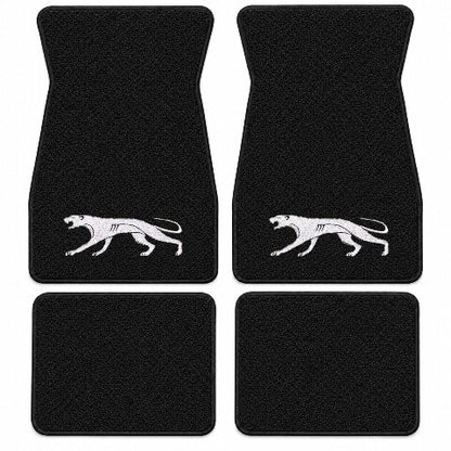 1967-1968 Mercury Cougar Loop Floor Mats with Embroidered Logo Choices - 4-Piece - product details image 3