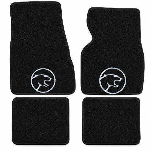 1983-1988 Mercury Cougar Cutpile Floor Mats with Embroidered Logo Choices - 4-Piece - product details image 3