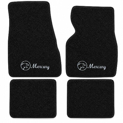 1983-1988 Mercury Cougar Cutpile Floor Mats with Embroidered Logo Choices - 4-Piece - product details image 4