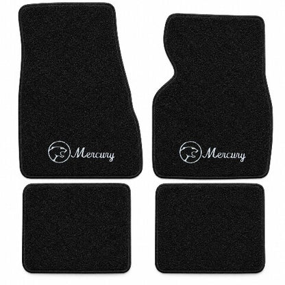 1983-1988 Mercury Cougar Cutpile Floor Mats with Embroidered Logo Choices - 4-Piece - product details image 4