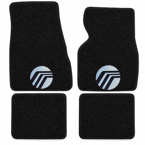 1983-1988 Mercury Cougar Cutpile Floor Mats with Embroidered Logo Choices - 4-Piece - product details image 5