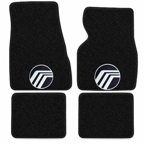 1983-1988 Mercury Cougar Cutpile Floor Mats with Embroidered Logo Choices - 4-Piece - product details image 6