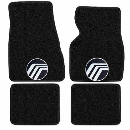 1983-1988 Mercury Cougar Cutpile Floor Mats with Embroidered Logo Choices - 4-Piece - product details image 6