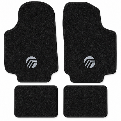 1981-1984 Mercury Lynx Cutpile Floor Mats with Embroidered Logo Choices - 4-Piece - product details image 2