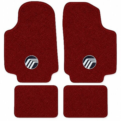 1981-1984 Mercury Lynx Cutpile Floor Mats with Embroidered Logo Choices - 4-Piece - product image