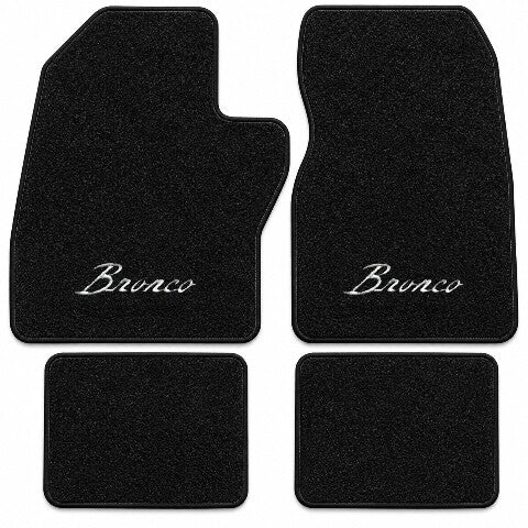 1988-1996 Ford Bronco Cutpile Floor Mats with Embroidered Logo Choices - 4-Piece - product details image 4