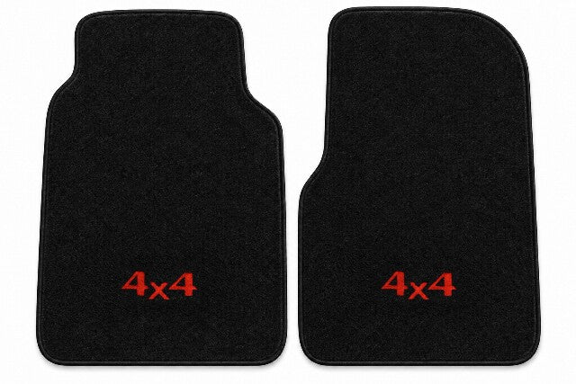 1987 Ford F-150 Reg Cab Cutpile Floor Mats with Embroidered Logo Choices - 2-Piece - product details image 3