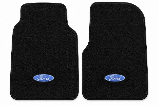 1987 Ford F-150 Reg Cab Cutpile Floor Mats with Embroidered Logo Choices - 2-Piece - product details image 4