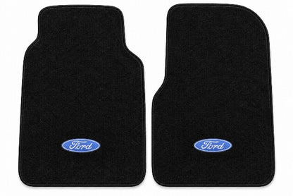 1987 Ford F-150 Reg Cab Cutpile Floor Mats with Embroidered Logo Choices - 2-Piece - product details image 4