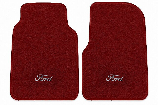 1987 Ford F-150 Reg Cab Cutpile Floor Mats with Embroidered Logo Choices - 2-Piece - product image