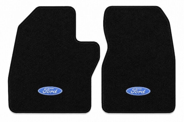1988-1996 Ford F-150 Reg Cab Cutpile Floor Mats with Embroidered Logo Choices - 2-Piece - product details image 5