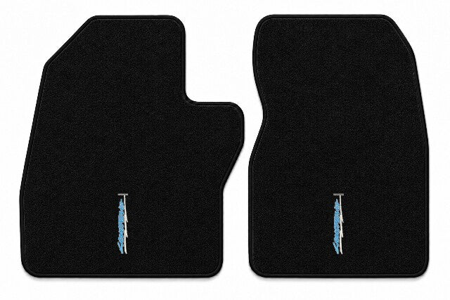 1988-1996 Ford F-150 Reg Cab Cutpile Floor Mats with Embroidered Logo Choices - 2-Piece - product details image 3