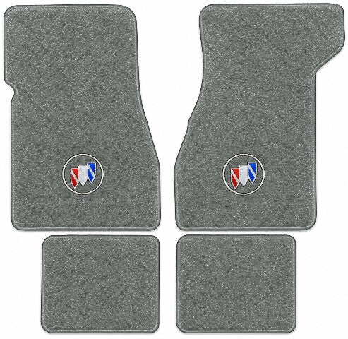 1974-1977 Buick Century Cutpile Floor Mats with Embroidered Logo Choices - 4-Piece - product image