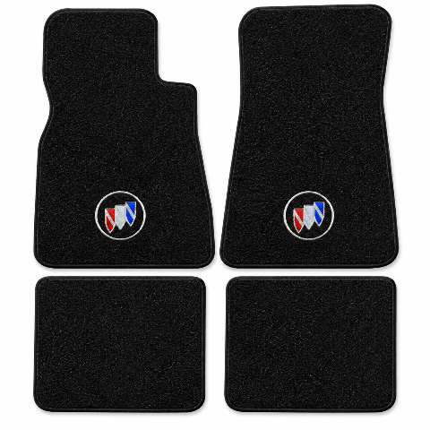 1977-1984 Buick Electra Cutpile Floor Mats with Embroidered Logo Choices - 4-Piece - product details image 2