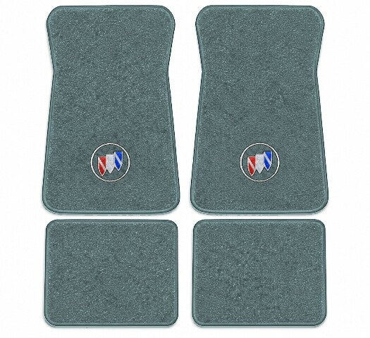1977-1978 Buick Estate Wagon Cutpile Floor Mats with Embroidered Logo Choices - 4-Piece - product image