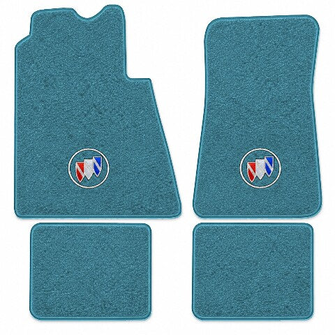 1965-1970 Buick LeSabre Loop Floor Mats with Embroidered Logo Choices - 4-Piece - product image
